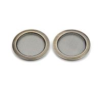2Pcs Guitar Screened Soundhole Inserts Speakers Grills Speakers Resonator Guitar Soundhole Inserts Screen Set