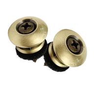 2pcs Guitar Strap Button Lock Guitar Strap Lock Strap Retainer Peg Guitar Strap Lock Strap Button Replacement Set Guitar Strap End Pin