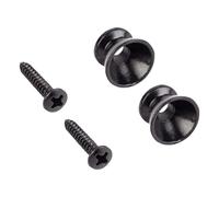 2pcs Guitar Strap Buttons Locks Guitar Straplocks Strap Retainer Pegs For Daily Practice Silver Buttons