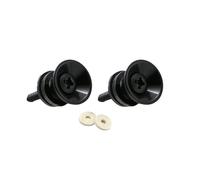2Pcs Guitar Strap Locks Antislip Guitar Pins Strap Accessories Strap Lock Buttons Iron Texture Present For Musicians