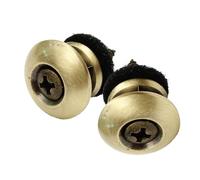 2Pcs Guitar Strap Locks Metal Buttons Electric Locks Mushrooms Head Button Guitar Straplocks