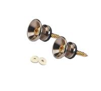 2PCS Guitar Strap Security Lock Strap Button Guitar Hardware Guitar Strap Lock Guitar Pin Iron Texture for Guitar
