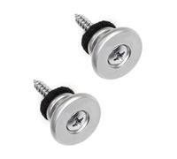2PCS Guitar Strap Security Locks Strap Buttons Guitar Hardware Locks Pins For Electric Guitars Bass Metal Retainer