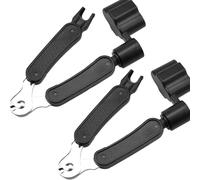 2Pcs Guitar String Winder Cutter, 3 In 1 Multifunctional Guitar Maintenance Tool Guitar Accessories,Bridge Pin Puller & Instrument Repairing for Restringing