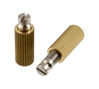 2Pcs Guitar Tremolo Bridge Studs Anchors Screws Quick Install Elevating Screws for Systems Enduring Electric Guitar Bridge Anchors Metal Studs