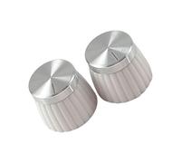 2PCS Guitar Volumes Control Knobs Precisions Adjustment Aluminum Potentiometer Caps For Electric And Acoustic Guitars Aluminum Guitar Tuning Cap