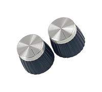 2PCS Guitar Volumes Control Knobs Precisions Aluminum Potentiometer Caps For Electric And Acoustic Guitars Guitar Volumes Knob Potentiometer