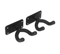 2Pcs Guitar Wall Mount Hangers Square Base Display Stand U-Shaped Guitar Hook Guitar Holder Hook Stand