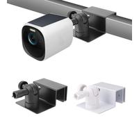 2pcs Gutter Mount for Security Camera, White Black 360° Adjustable Security Camera Bracket Compatible with Eufy Security Solocam S220/C210, Eufycam 2C/2C Pro, 3/S330, 2/2 Pro, 3C/S300