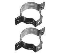 2pcs Gutter Pipe Bracket, Wall Fixing Clamp for 3 Inch Round Tubes | Two-piece Set, Secures Rainwater Systems against Shifting, Suitable for Brick and Concrete Walls, Outdoor House Mounting