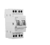 2pcs GYHO8 1P 2P 40A 63A Dual Power Manual Conversion Isolating Switch Interlock Circuit Breaker AC Isotator(1P,63A)