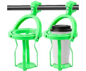 2PCS Gyroscopic Cup Holder Clip on Hanging Self Leveling Water Bottle Holder Non Spill Bike Cup Bracket Adjustable Mounting for Bicycle Truck Motorcycle