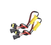 2pcs H11 Bulb Socket Wiring Harness Headlight 12V-24V ABS and Copper Wirefor Plug and Play Fog Lamp Male Connector Pig Tail