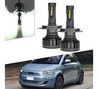 2pcs H19/H4 LED Headlight Bulbs Conversion Kit Compatible with 2020+ F.iat 500e Low High Beam Headlamp Bulb