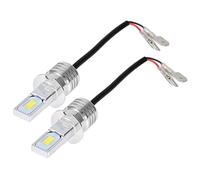 2pcs H3 Fog Light Bulb 80W 8000K White LED Fog Light Bulb Accessory with Decode Universal for DC 12-24V