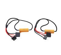 2PCS H7 Led Resistor Kit, H7 Car Led Resistor Kit 2PCS H7 Led Decoder 50W 6ohm Load Resistor Flash Error Canceller Car Led Load Resistor Kit for Car Headlight Turn