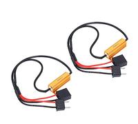 2PCS H7 LED Resistor Kit, H7 Car LED Resistor Kit 50W 6ohm Load Resistor Flash Error Canceller 2PCS H7 LED Decoder for Car Headlight Turn