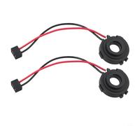 2Pcs H7 LED Socket Adapters Headlight Bases Retainers For Golf MK7 For Touran