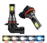 2Pcs H8 H11 LED Bulb H16 JP 9005 HB3 9006 HB4 Led Lamp Super Bright Car Fog Ligh