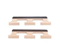 2Pcs HA02 Banjo Bridge, Premium Rosewood Replacement Bridge with CNC Precision Craftsmanship, 5-String Banjo Accessories