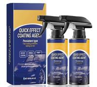 2Pcs Hailoyearn Advanced Car Quick-Acting Coating Agent Spray,Quick Effect Coating Agent,Multi-Functional Coating Renewal Agent,Waterless Wash Coat Car Wax Polish Sprays