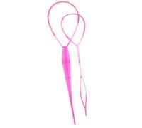 2pcs Hair Braider Hair Braiding Winding Device Women Girls Kids HairStyle Dressing Styling Tool, pink
