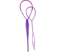 2pcs Hair Braider Hair Braiding Winding Device Women Girls Kids HairStyle Dressing Styling Tool, purple