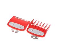 2PCS Hair Clipper Guide Comb Cutting Limit Combs Standard Guards Attach Parts(Red)