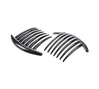 2pcs Hair Comb Pin Accessories Plastic Women Lady Black