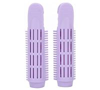 2Pcs Hair Curler Clip Hair Volumizing Curling Roller Hair Clip Styling Tool (Purple)
