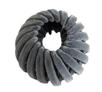 2pcs Hair Donuts For Buns, Velvet Bird Nest Shaped Hair Clips | Three Rows Of Teeth Styling Supplies For Making Ponytail, Bun, And Hairpin For Long Short Curly Straight Hair