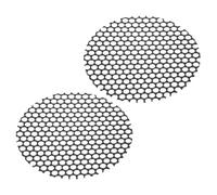 2pcs Hair Dryer Back Cover Mesh round Ventilation Cover Black Nylon