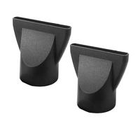 2Pcs Hair Dryer Nozzle Attachments Black Plastic Concentrator for Focused Blow Drying Salon Styling Tools 3X3X2 Inches
