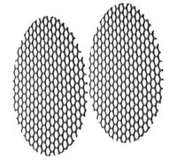 2pcs Hair Dryer Rear Cover Nylon round Ventilation Grille Black