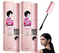 2Pcs Hair Finishing Stick,15ml Fly Away Hair Stick,Hair Mascara for Flyaway Hair,Hair Tamer Shaping Gel MoisturizingHair Gel & Wax Stick for Frizz Control,Not-Greasy Hair Tamer for Smooth Styling