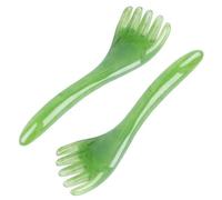 2PCS Hair Massager Scalp for Hair Growth, 6.5x2'' Resin Scalp Massager, Portable & Elegant Five-Tooth Scalp Massager Hair Growth Dredges Meridians for Home and On-the-Go Use,Scalp Massager Hair Growth