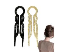 2PCS Hair Pins for Women,U Shaped Hair Pins,French Pins for Thick Hair,Twist Hair Pin,Hair Pin for All Hair Types,Hair Accessories for Women,P/in Curl Clips,Ha/ir Clips for Styling,Ha/ir Pins for Buns