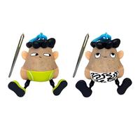 2Pcs Hair Plucking Toy | Funny Skin Hair Plucking Keychain | Safe and Healthy Novelty Gag Toy for Halloween, April Fool's Day, and Christmas
