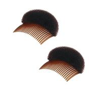 2Pcs Hair Styling Accessories Set, Foam Bump Up Pads, Bun Maker Clips, Hair Insert Tools
