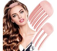 2Pcs Hair Volume Clip for Fluffy Bangs, Wind Shaping Styling Comb for Men and Women, No Crease Hair Lifting Clips for a Puffy Lazy Hairstyle, Volumizing Root Lifting Comb for Natural Voluminous Look