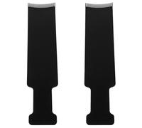 2pcs Hairdressing Highlighting Board and Comb Set for Salon Dyeing Use | Plastic Black Set, Even Dye Distribution, Portable Ergonomic Grip, for Home and Barbershops Use