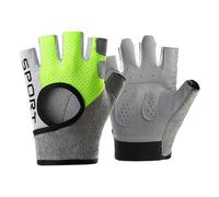 2Pcs Half Finger Biking Gloves Moutain Bike Glove Antislip Shock-Absorb Padded Breathable Bicycles Gloves for Men Women Cycling Half Finger Breathable Nylon Bike Anti Slip Palm Mountain Road Men Women