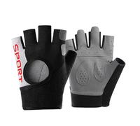2Pcs Half Finger Biking Gloves Moutain Bike Glove Antislip Shock-Absorb Padded Breathable Bicycles Gloves for Men Women Cycling Half Finger Breathable Nylon Bike Anti Slip Palm Mountain Road Men Women