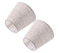 2pcs Halloween Cloth Lamp Shade for Ceiling Light, E14 Fabric Cover | Linen Finish, Glare Reduction and Softer Light, Vintage Modern Style for Bedroom and Bathroom Vanity