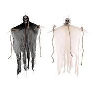 2pcs Halloween Skeletons Hanging Decorations Specter Skull Specter Ornament For Party Haunts House Decorations Halloween Hanging Skeletons Ornament For Party Decoration