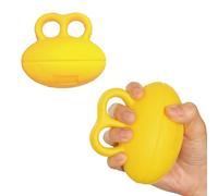 2Pcs Hand Exercise Ball, Stroke Rehab Equipment, Stress Balls for Adults for Exercising Finger Grip Strength, Ideal for Use with People Who Need Intensive Finger Grip Strength Training (Yellow)