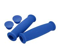 2pcs Hand Grips Covers Foam Sponge Anti Slip Lightweight Bicycle Handlebars Protectors for Road Mountain Bicycle (Blue)