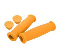 2pcs Hand Grips Covers Foam Sponge Anti Slip Lightweight Bicycle Handlebars Protectors for Road Mountain Bicycle (Yellow)