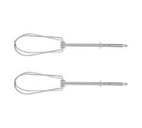 2pcs Hand Mixer Attachments, Whisk Beater and Dough Hook | One-piece Construction, Smooth Even Stirring, Easy Attachment Swapping, Suitable for Flour, Cake Batter, Home Baking