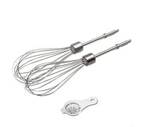 2Pcs Hand Mixer Turbo Beaters, Turbo Beater Replacement Kit For KENWOOD Hand Mixers, Material, Quick And Convenient Attachment(12 wire rods*)